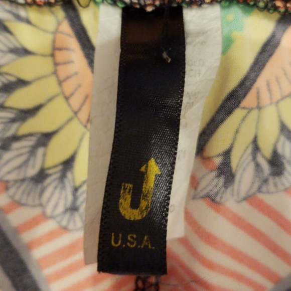 Flowing long pants with a gorgeous fun pattern - Picture 3 of 4